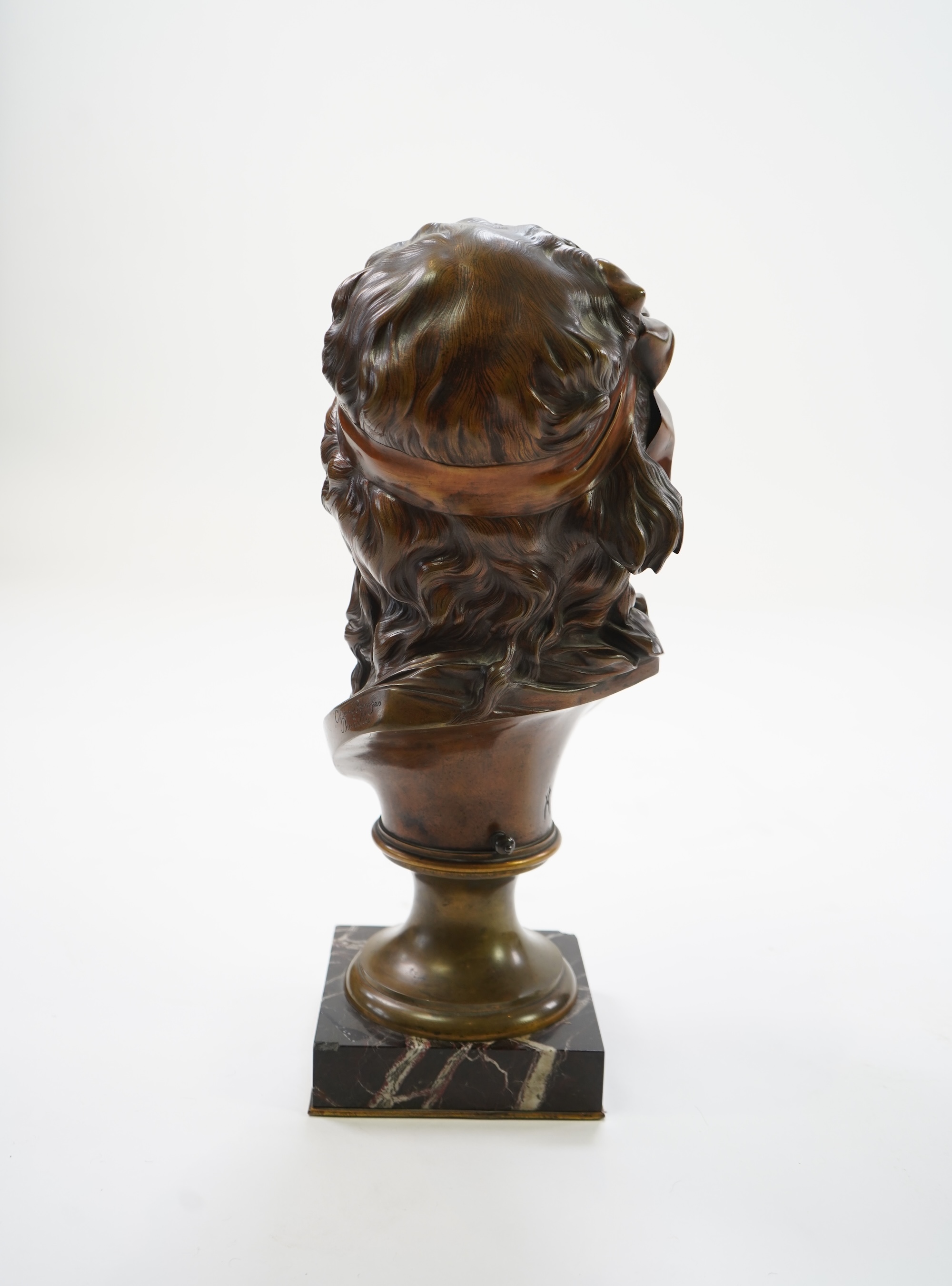 Auguste Rodin (1840-1917). A bronze bust of 'Suzon'
